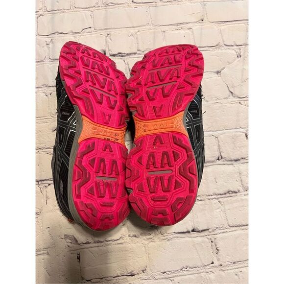 Asics Women's Size 10 Wide Gel Venture 7 Athletic Sneaker Gray Pink Running Shoe - Picture 6 of 11